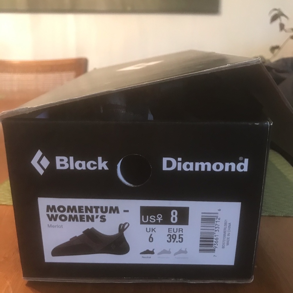 Black Diamond Climbing Shoes-- Momentum Women's 8